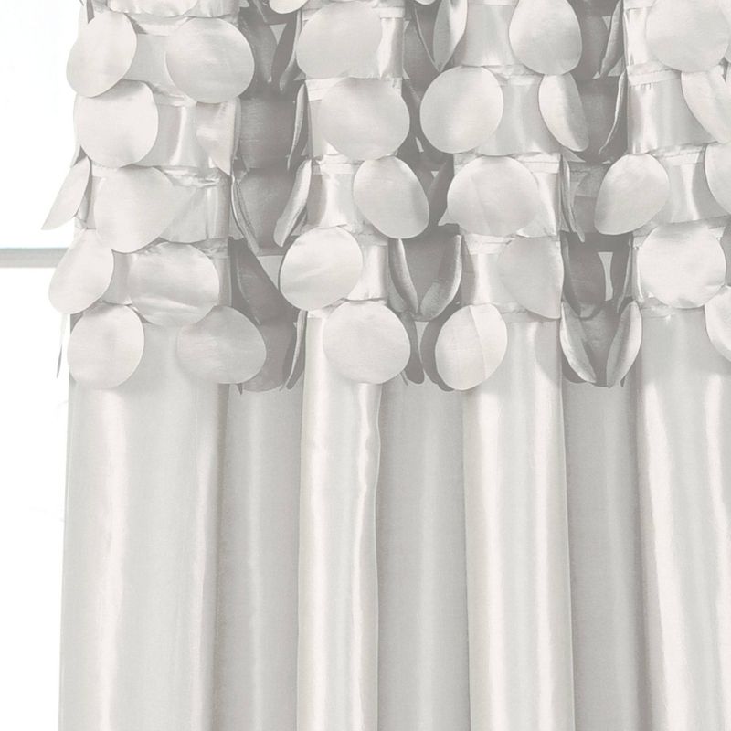 2pk 54&#34;x84&#34; Light Filtering Circle Dream Curtain Panels White - Lush D&#233;cor, 4 of 10