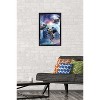 Trends International James Booker - Galaxy Cat Sharks Framed Wall Poster Prints - 2 of 4