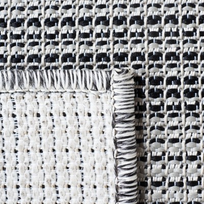 Hampton Black and Grey Hand-Knotted Wool Area Rug