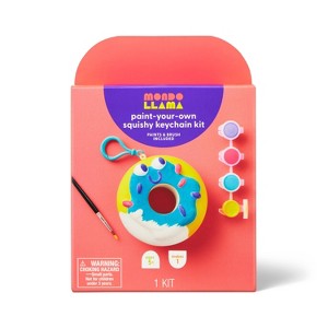 Donut Squishy Keychain Painting Craft Activity Kit - Mondo Llama