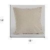 HomeRoots 18" X 18" Black And Grey 100% Cotton Striped Zippered Pillow - 3 of 4