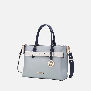 MKF Collection Jamie Vegan Leather Women's Satchel Bag by Mia K - 1 of 4
