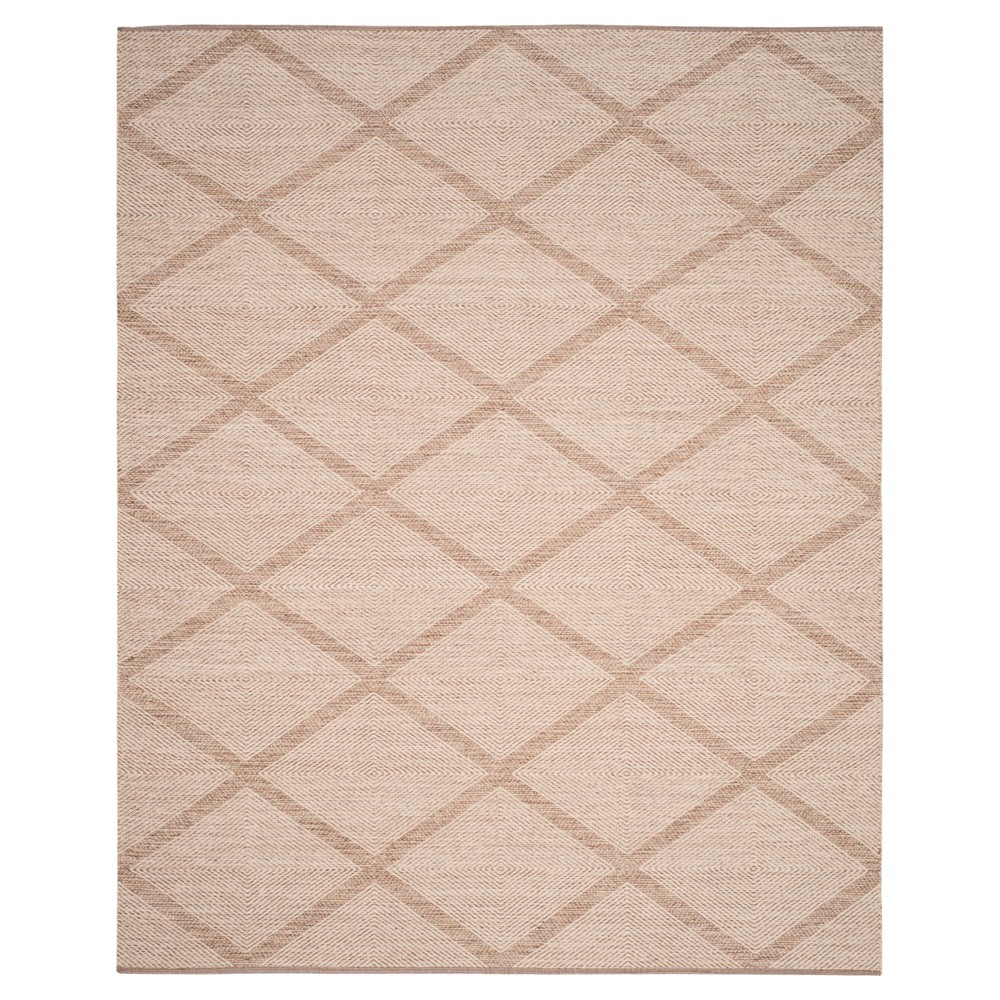 Beige Geometric Flatweave Woven Area Rug - (8'x10') - Safavieh