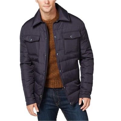 Ryan Seacrest Mens Down Cpo Quilted Jacket