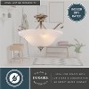 VAXCEL Monrovia 17-in W Dual Mount Semi Flush Ceiling Light or Pendant - 4 of 4