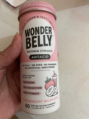 Wonderbelly Antacid 1000mg Chewable Heartburn Relief Tablets ...