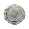 Godinger Silver 12pc Porcelain Laura Dinnerware Set: Stripe Pattern, Gray, Service for 4, Dishwasher & Microwave Safe - 2 of 4