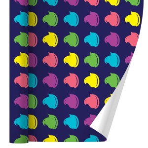 Peeps Rainbow Peeps Pattern Gift Wrap 30" x 72" - 1 of 4