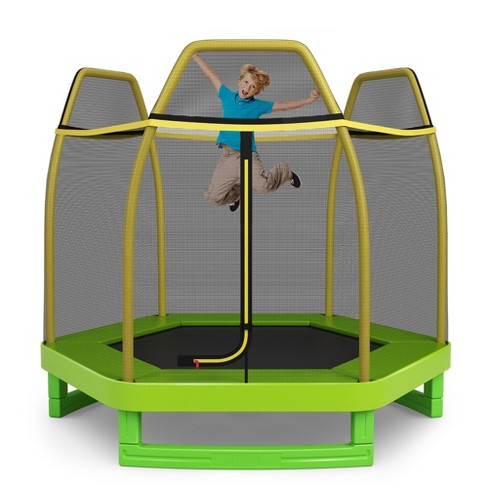 Costway Kids Trampoline Outdoor Indoor Recreational Bounce Jumper Astm Approved : Target