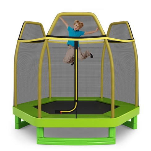 Costway 7ft Kids Trampoline Outdoor Indoor Recreational Bounce