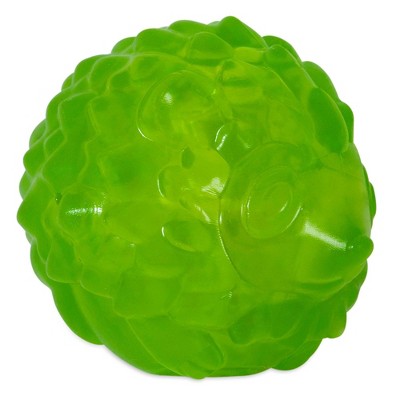 JW Pet Hedgehog Squeak-Ee Ball Dog Toy - Green - S