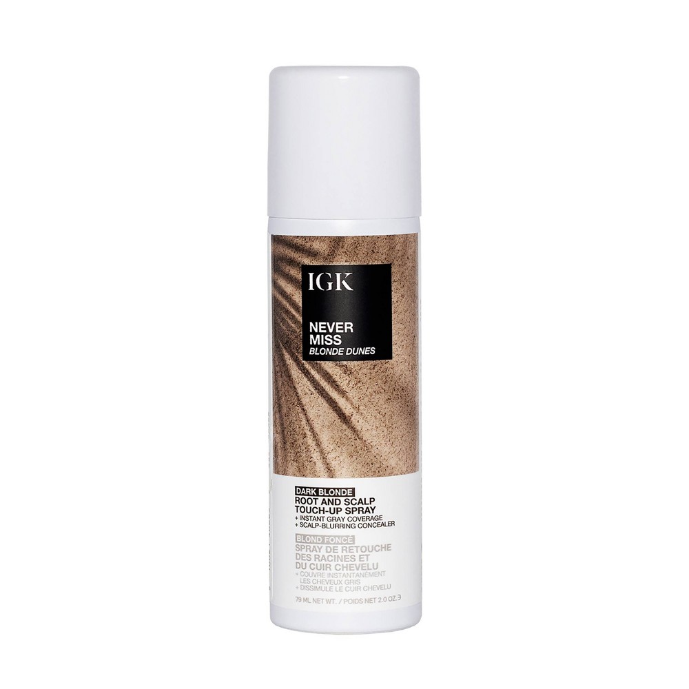 IGK Never Miss Root & Scalp Spray Touch Up - Dark Blonde - 2 fl oz - Beauty Studio