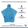 CTM Kids' Vinyl One Size Fits Most Waterproof Rain Pullover - 3 of 4