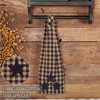 Navy Star Button Loop Tea Towel - 3 of 4