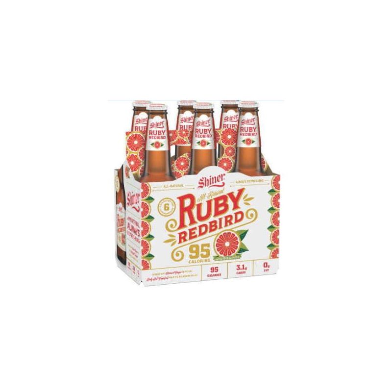 Shiner Ruby Redbird Grapefruit Beer - 6pk/12 fl oz Bottles, 1 of 9