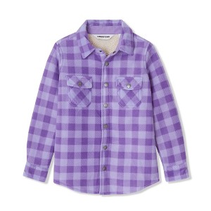 Lands' End Kids Flannel Shacket - 1 of 3