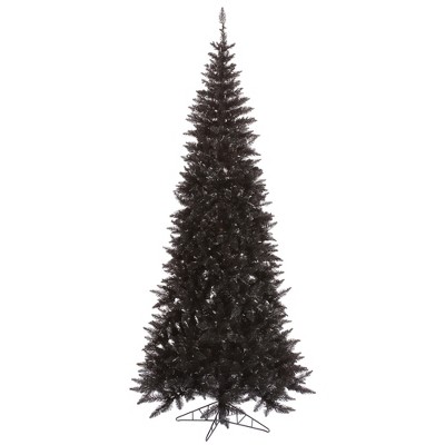 Vickerman Black Fir Slim Artificial Christmas Tree Unlit