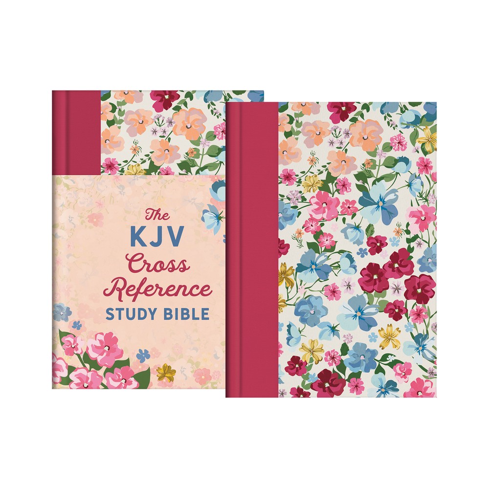 KJV Cross Reference Study Bible Compact [Midsummer Meadow] - (King James Bible) by Christopher D Hudson & Compiled by Barbour Staff (Hardcover)