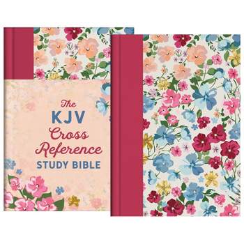 KJV Cross Reference Study Bible Compact [Midsummer Meadow] - (King James Bible) by  Christopher D Hudson & Compiled by Barbour Staff (Hardcover)