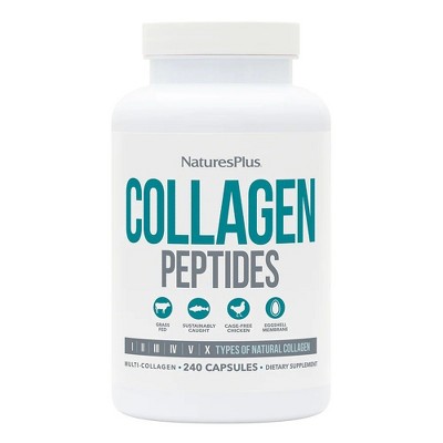 Collagen Peptides Capsules by Nature's Plus  -  240 Capsules