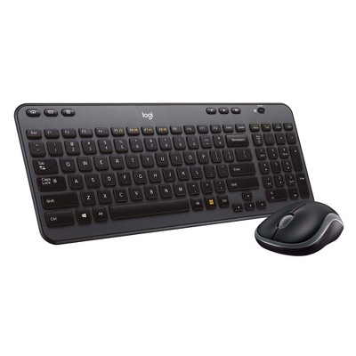 Black Wireless Keyboard and Mouse for Samsung UE50HU6900 Smart TV K12 