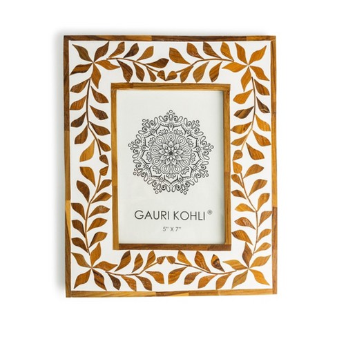 Jodhpur Wood Inlay Picture Frame - image 1 of 3