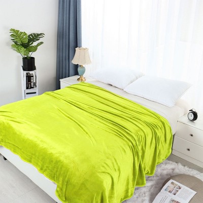 PiccoCasa 330 GMS Microfiber Polyester Luxury Flannel Fleece Soft Bed Blankets