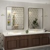 Apmir Rectangular Aluminum Alloy Framed and Tempered Glass Wall Bathroom Vanity Mirror in Matte Black/ Gold/ Silver/ Brown - 3 of 4