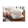 Pactiv Evergreen EarthChoice Vented Microwavable MFPP Hinged Lid Container, 9 x 6 x 2.75, White, Plastic, 170/Carton - 3 of 4