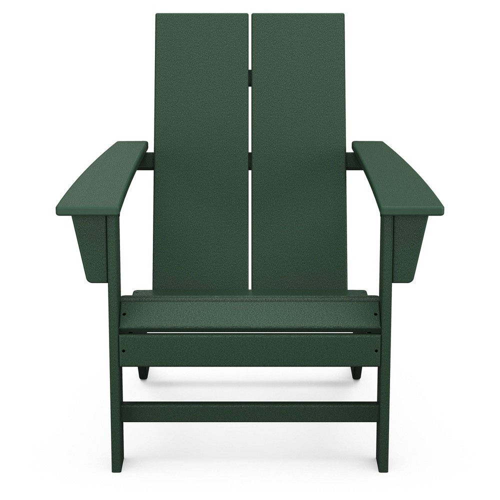 Photos - Garden Furniture POLYWOOD St. Croix Contemporary Adirondack - Green