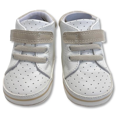 Image of Baby Solic Crib Shoes - Cat & Jack™ White 0-3M