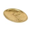 Cheung's Roven Cara Golden Cast Iron Abstract Face Dish - 3 of 4