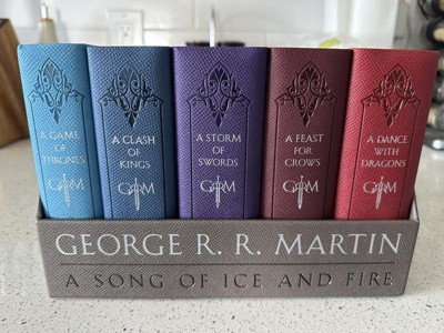 George R R Martins A Game Of Thrones 5 Book Boxed Set Song Of Ice And –  Bookstore