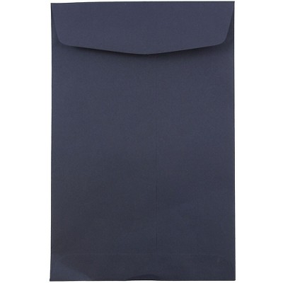 JAM Paper 6 x 9 Open End Catalog Envelopes Navy Blue 1287030