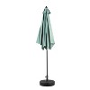 GDFStudio Elmer Outdoor 6 Steel Ribs Market Umbrella with Push Button Tilt and Crank - 3 of 4