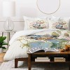 Deny Designs Twin/Twin Extra Long Clara McAllister Geranium Moths Duvet and Sham Set - 3 of 4