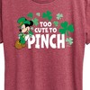 Women's - Disney - Too Cute To Pinch Short Sleeve Graphic T-Shirt - 2 of 4