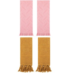REGALWOVEN 4 Packs Cotton Soft Absorbent Boho Turkish Decorative Hand Towels - 1 of 4