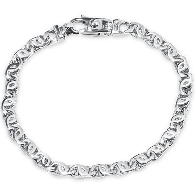 Pompeii3 Men's Designer Mariner Link 14k Gold (18gram) or Platinum (30gram) 5.5mm Bracelet 8.25"