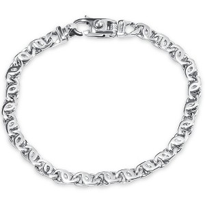 Pompeii3 Men's Designer Mariner Link 14k Gold (18gram) or Platinum (30gram) 5.5mm Bracelet 8.25" - 1 of 4