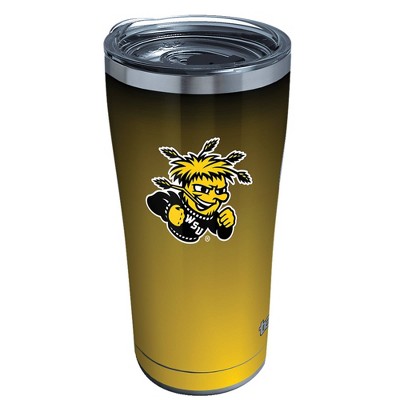 NCAA Wichita State Shockers 20oz Ombre Stainless Steel Tumbler with Lid