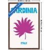 Trends International Reinders: Destinations - Destination Sardinia Framed Wall Poster Prints - 3 of 4