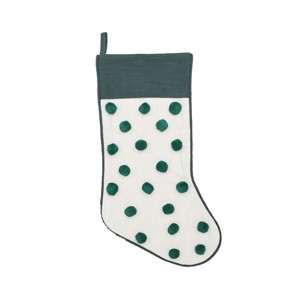 carol & frank Jungle Dot Tufted Stocking - 1 of 4