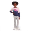 Andy & Evan  Kids  Pink/Navy Smiley Crewneck & Flare Legging Set - 2 of 4