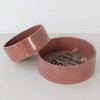 Dexypaws: Ceramic Dog Bowl: Blush Pink, 50oz, Pet Feeding Dish - 4 of 4