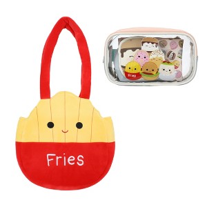 Squishmallows Floyd Plush Tote Bag & Food Squad Travel Set Kit - 1 of 4