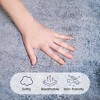 Itopfox Faux Fur Comfy Bean Bag Chair with Petal Armrest, Fluffy Lounge Chair for Bedroom, Living Room, Dorm, Game - Grey, Large, Low Support - 4 of 4