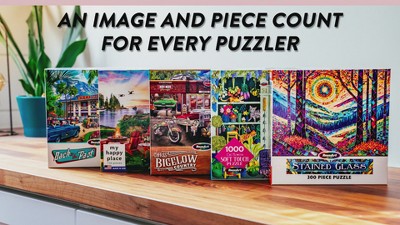Chris Bigelow The Barn Dance 1000 Piece Red Barn Jigsaw Puzzle