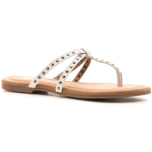 Corkys Boutique Hey Girl Swimsuit Studded Slip-on Thong Sandal - 1 of 4