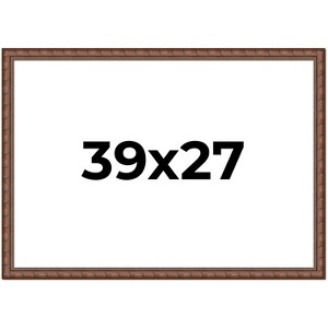 PosterPalooza | 39x27 Modern Bamboo Picture Frame, UV Acrylic, 5 Finishes - 1 of 4